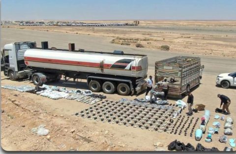 «الداخلية» السورية: ضبط شحنة أسلحة على الحدود مع العراق متجهة لميليشيا حزب الله الإرهابية