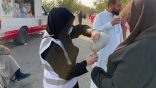 فريق رفادة التطوعي بمكة يحتفل بيوم التأسيس مع المعتمرين والزوار بمشعر عرفات