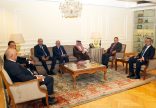 الامين العام لجامعة الدول العربية يستقبل رئيس المنظمة العربية للسياحة والوفد المرافق له بمقر الجامعة العربية بالقاهرة