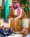 ولى العهد السعودى يتسلم رسالة خطية من الرئيس عبد الفتاح السيسى