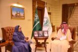 محافظ جدة يستقبل رئيسة الجمعية الخيرية لتعزيز الصحة