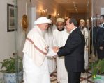 الرئيس عبد الفتاح السيسي – يستقبل السلطان مفضل سيف الدين