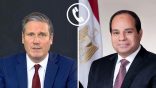 السيسي يتلقى اليوم، اتصالًا هاتفيًا من السيد كير ستارمر