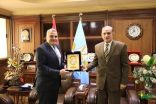 محافظ كفرالشيخ بجمهورية مصر العربية يستقبل المدير التنفيذي لجهاز حماية وتنمية البحيرات والثروة السمكية
