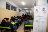 وزارة الشؤون الإسلامية تجمع 400 طالب من مدرسة علي بن أبي طالب على مائدة برنامج خادم الحرمين الشريفين لتفطير الصائمين في الأردن