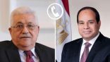 السيسي – يتلقى اتصالًا هاتفيًا من رئيس دولة فلسطين