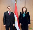 وزيرة التخطيط المصربة تستقبل طارق علي الأنصاري، سفير دولة قطر لبحث سبل التعاون بين البلدين
