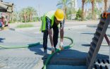 أمانة تبوك تكثف جهود صيانة الطرق والحدائق وشبكات التصريف خلال النصف الأول لـ 2025