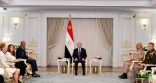 استقبل السيد الرئيس عبد الفتاح السيسي، اليوم، الفريق أول “تشارلز براون” رئيس هيئة الأركان المشتركة الأمريكية والوفد المرافق له