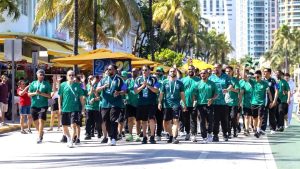 مسيرة جماهيرية في ميامي دعمًا للأخضر قبل مواجهة الأوروغواي في كأس العالم 2026