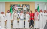 تقديراً لتعاونها في تحقيق هذا الإنجاز بالمنطقة – مدير عام فرع الهلال الأحمر السعودي يسلم “صحة جازان” نسخة من شهادة “غينيس” العالمية