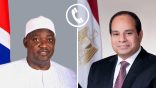 الرئيس عبد الفتاح السيسي- يتلقى اتصالاً هاتفياً من الرئيس آداما بارو