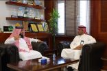 مدير عام فرع البيئة بالحدود الشمالية يستقبل رئيس جمعية «مبتكرون»