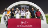 الجواد المخضرم “متمرد” يتوج بكأس الهملة بفارق رأس