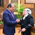 الرئيس عبد الفتاح السيسي رئيس جمهورية مصر العربية يسارك في لقاء المرأة المصرية والام المثالية