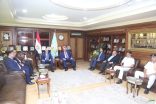 محافظ كفرالشيخ يستقبل مساعد وزير الداخلية_ مدير أمن كفرالشيخ لتقديم التهنئة بمناسبة توليه مهام عمله .. متمنياً له التوفيق في أداء رسالته الوطنية