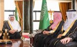 أمير منطقة تبوك يستقبل نائب رئيس وأعضاء مجلس الجمعيات التعاونية بالمملكة