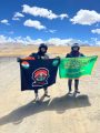 الرحالة الهندي وزوجته الرحالة السعودية يتابعون مع الرحالة المغامرون من المملكة والامارات رحلتهم للتعريف بإنجازات المملكة