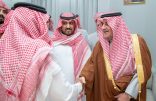أمير تبوك يعزي أبناء جارالله القحطاني في وفاة والدهم