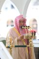 الشيخ ابن حميد مشرفا على الدروس العلمية بالحرم المكي