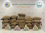 حرس الحدود بمنطقة عسير يحبط تهريب 420كلجم من نبات القات المخدر