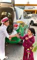 بيئة الخرمة تقوم بمبادرة لتوزيع (700)شتلة في المحافظة