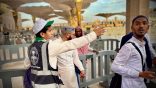 الكشافة السعودية تسهم مع قوة أمن الحج والعمرة في تنظيم زيارة الروضة الشريفة بالمسجد النبوي