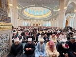مفتي جمهورية مصر العربية يؤدي صلاة الجمعة بمسجد الإمام البخاري بمدينة سمرقند خلال زيارته الرسمية إلى جمهورية أوزبكستان