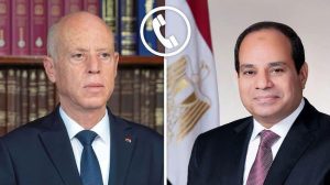 الرئيس عبد الفتاح السيسى يجري اتصالا بالرئيس التونسى