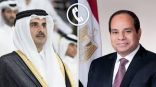 الرئيس المصري يجري اتصالًا هاتفيًا بأمير دولة قطر