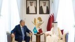 وزير الخارجية القطري يلتقي نظيره الكازاخستاني