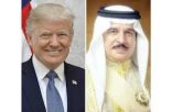 ملك البحرين يتلقى اتصالًا هاتفيًا من رئيس الأمريكي