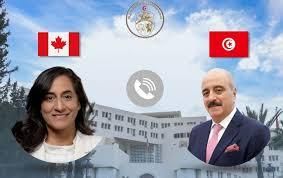 وزير الخارجية التونسي يبحث هاتفيًا مع نظيرته الكندية علاقات التعاون بين البلدين