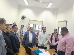 جامعة كفر الشيخ بجمهورية مصر تستقبل لجنة وزارة الصحة لمتابعة وحدة الفيروسات الكبدية ضمن برنامج Sequelae Surveillance