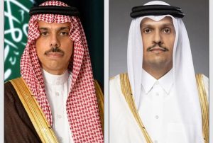 رئيس الوزراء القطري يبحث هاتفياً مع وزير الخارجية السعودي جهود الوساطة بين أميركا وإيران