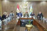 محافظ كفرالشيخ بجمهورية مصر العربية يستقبل سفراء الاتحاد الأوروبى لتفقد توسعات محطة معالجة مياة الصرف الصحى بمطوبس