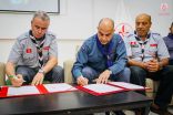 الطريجى يلقى كلمة فى رحاب جمعية الكشافة التونسية