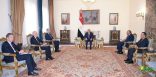استقبل السيد الرئيس عبد الفتاح السيسي اليوم وزير خارجية اليونان “جورج جيرابتريتيس”، وذلك بحضور السيد سامح شكري وزير الخارجية