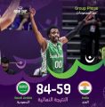 المنتخب السعودي لكرة السلة يتأهل لملحق ربع نهائي كأس آسيا