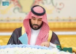 سمو ولي العهد يرأس جلسة مجلس الوزراء في الرياض