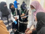 فتيات الكشافة في خدمة المرضى والمراجعين للمراكز الصحية في الحرمين الشريفين