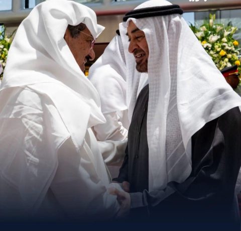 رئيس دولة الامارات فى زيارة الى دولة الكويت