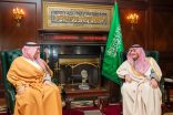 أمير تبوك يستقبل وزير التعليم ويدشن ويضع حجر الأساس لمشروعات تعليمية بأكثر من 138 مليون ريال بالمنطقة