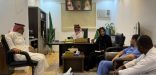 وحدة البيئة ببني مالك تستقبل وفدًا من “الحياة الفطرية” لبحث إنشاء محمية جبل بثرة