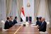 الرئيس عبد الفتاح السيسى يلتقى رئيس الوزراء ومجموعة من الوزراء