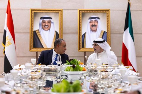 وزير الخارجية الكويتى يلتقى نظيره المصرى فى قصر بيان