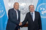 أبو الغيط يلتقي السكرتير العام للأمم المتحدة