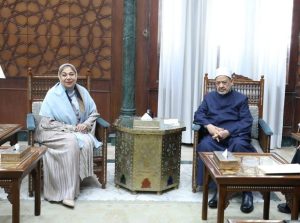 شيخ الأزهر يستقبل رئيسة الأمانة الفنية للمجلس الوطني للتعليم