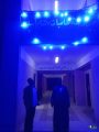 إضاءة مدارس التربية الخاصة والإدارات التعليمية وديوان المديرية بمحافظة كفر الشيخ بجمهورية مصر العربية باللون الأزرق احتفالا باليوم العالمي للتوحد