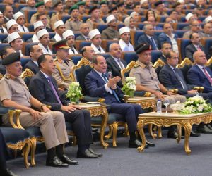 الرئيس عبد الفتاح السيسى يشهد حفل تخريج ائمة وزارة الاوقاف المصرية